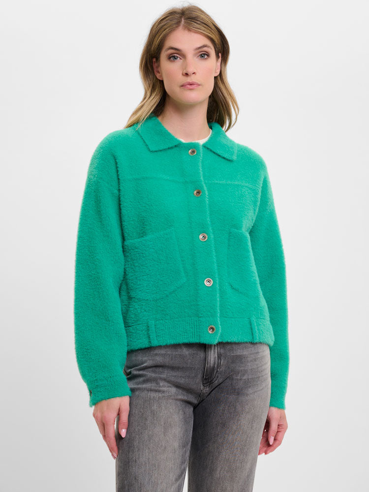 Rino &amp; Pelle Bubbly Boxy Jacket Clover Green