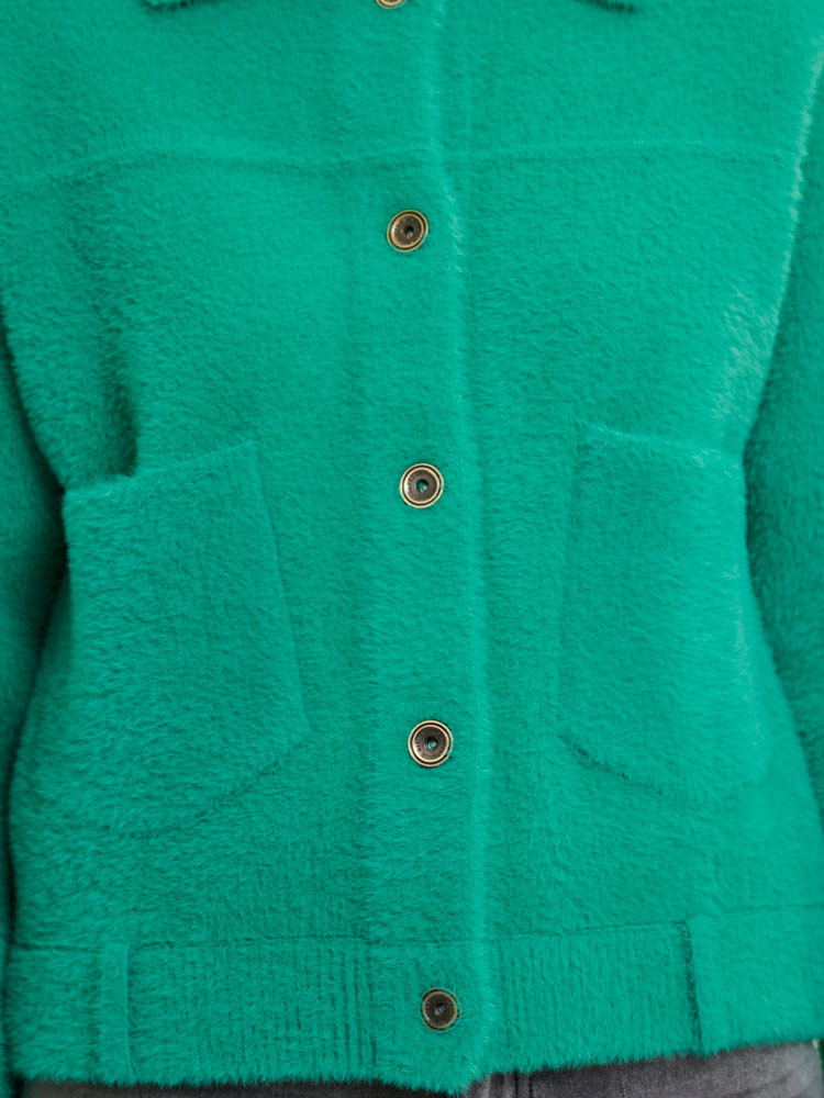 Rino &amp; Pelle Bubbly Boxy Jacket Clover Green