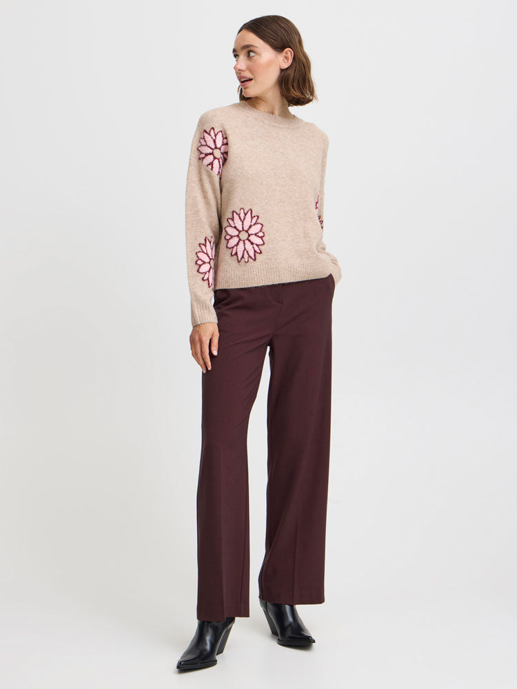 B Young ByOmea Jumper Cement