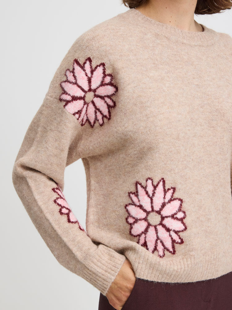 B Young ByOmea Jumper Cement