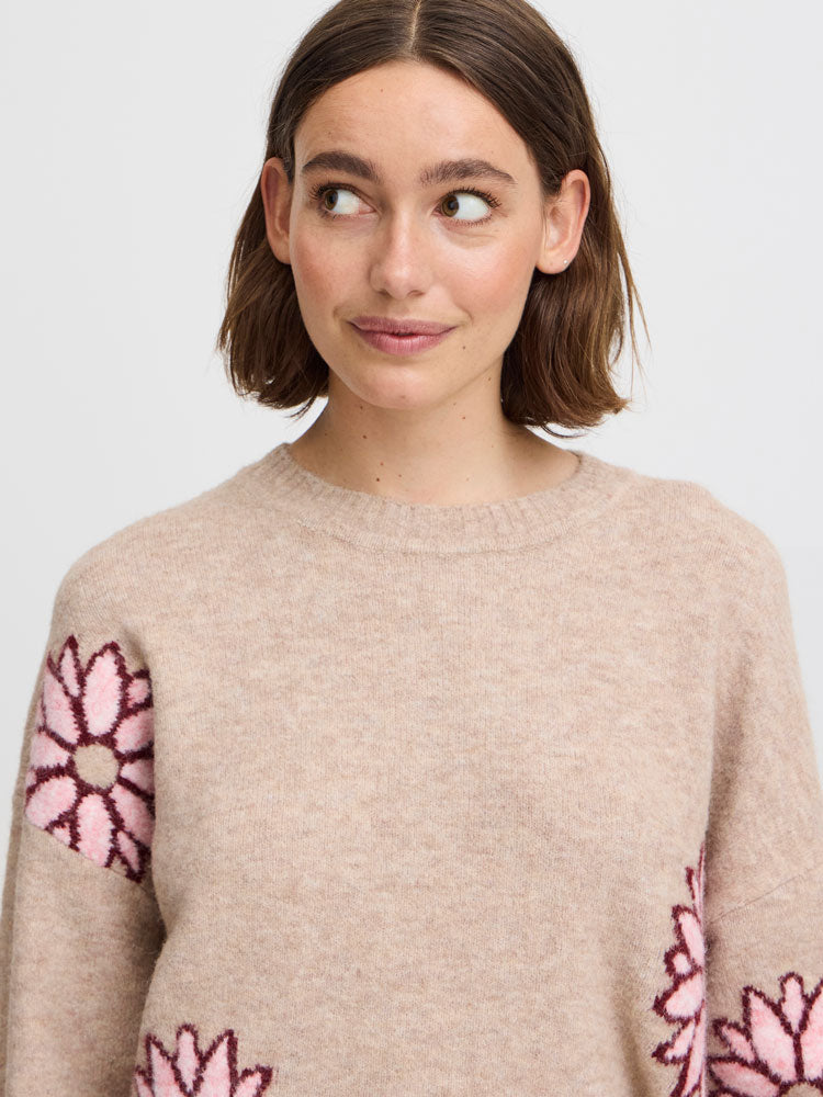 B Young ByOmea Jumper Cement