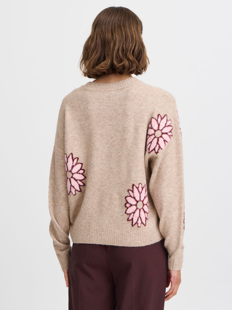 B Young ByOmea Jumper Cement
