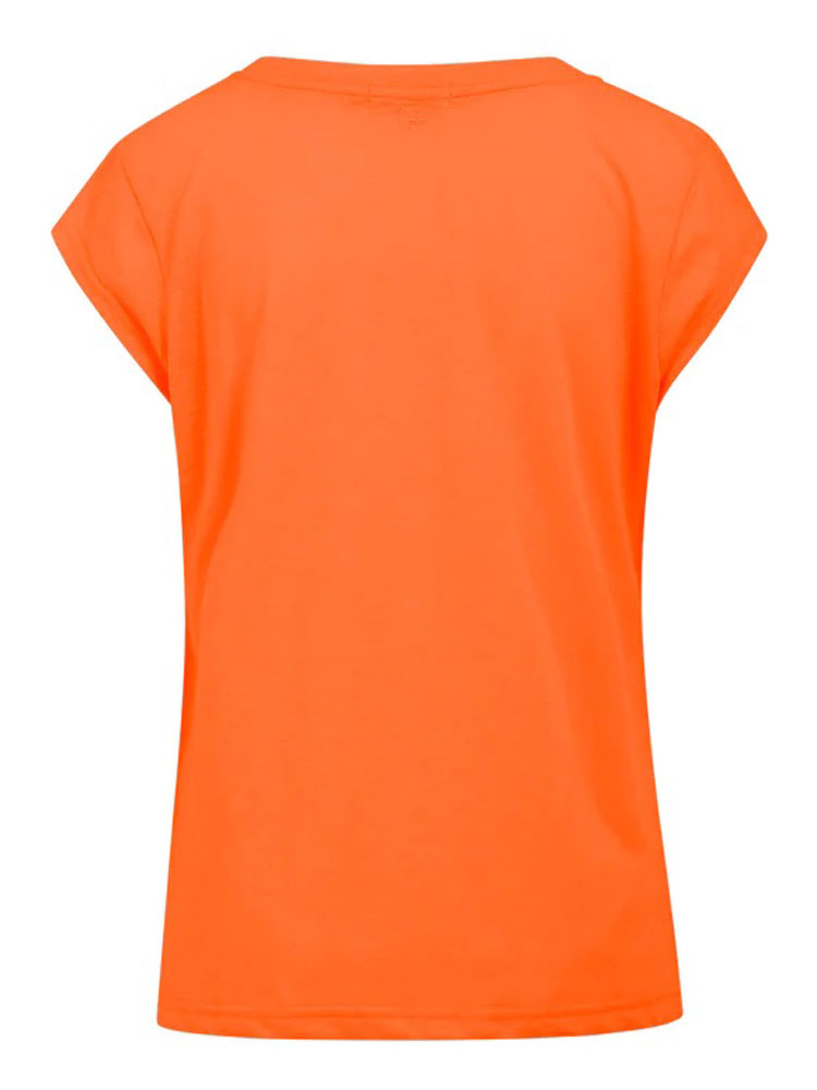 CC Heart V-Neck T-Shirt Orange