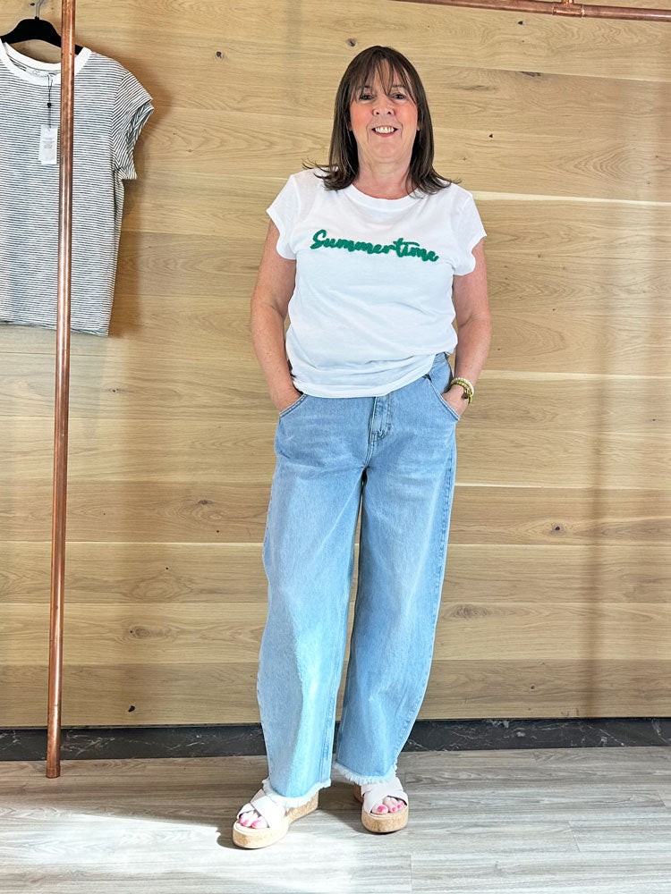 CC Heart Summer T-Shirt White