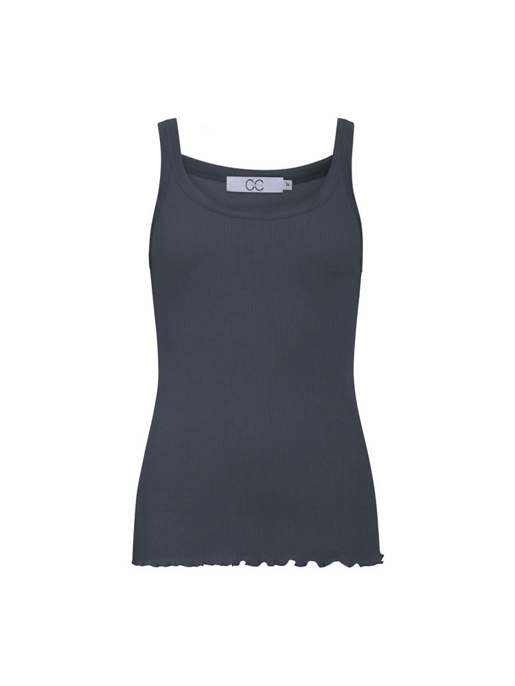 CC Heart Poppy Camisole Dark Stone Grey