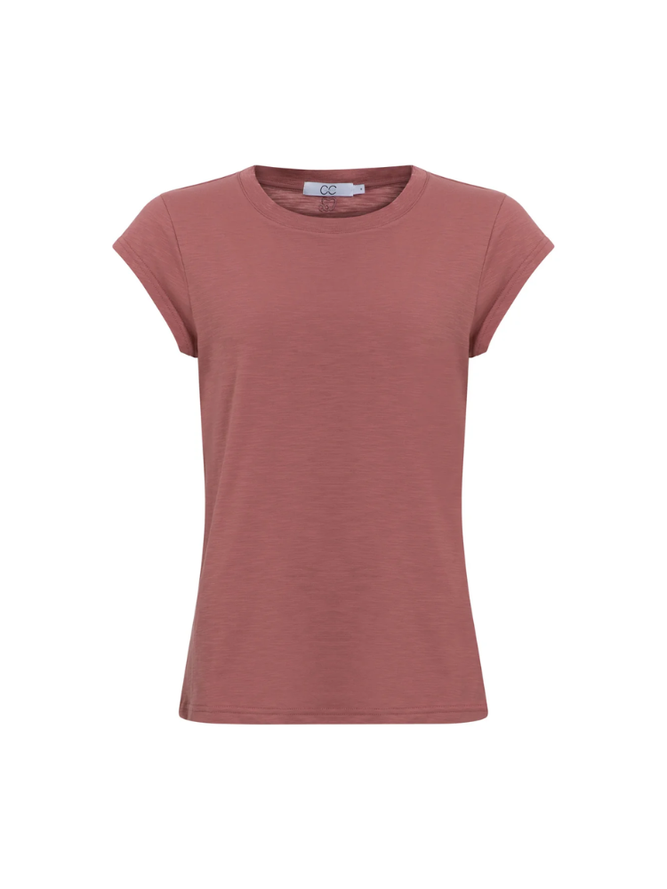 CC Heart Round Neck T-Shirt Apple Butter