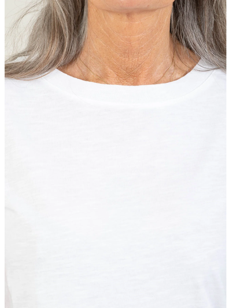 CC Heart Round Neck T-Shirt White