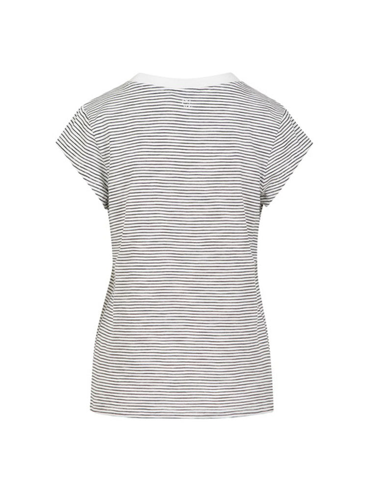 CC Heart Ellen T-Shirt Black Stripe