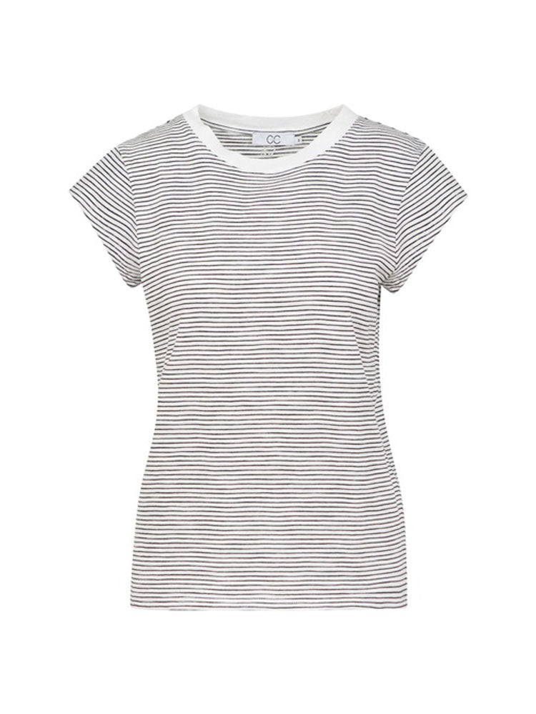 CC Heart Ellen T-Shirt Black Stripe
