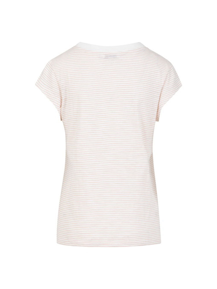 CC Heart Ellen T-Shirt Rose Stripe
