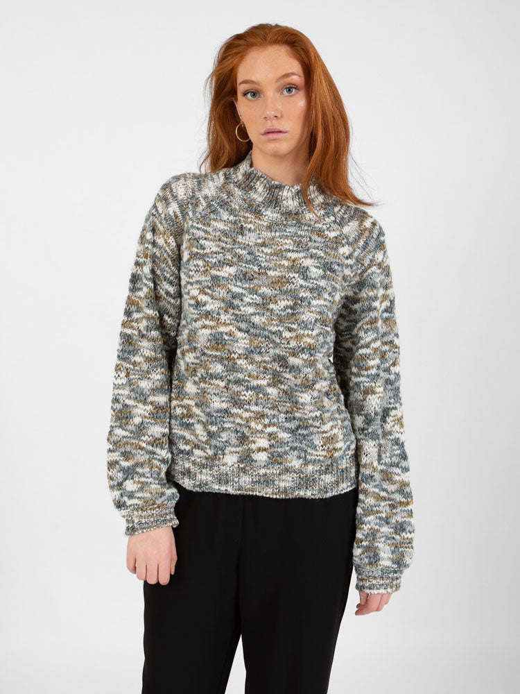 CC Heart Leia Jumper Khaki &amp; Grey