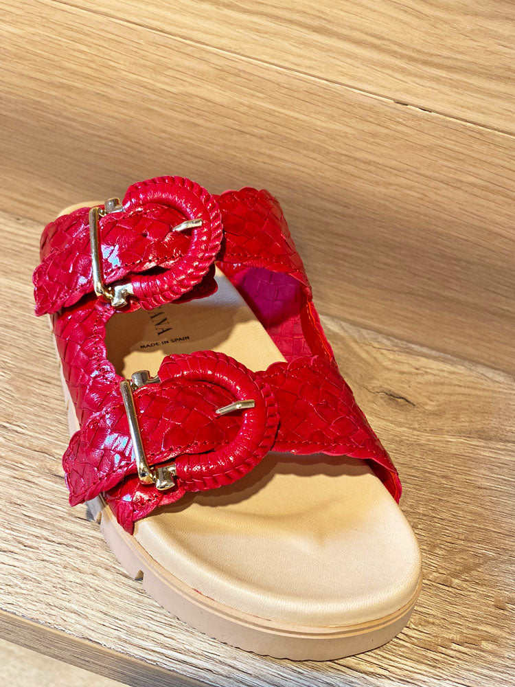 Pons Quintana Caiman Sandals Ruby