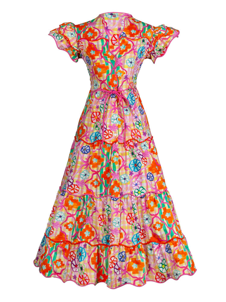 Celia B Baba Dress Voyager Print