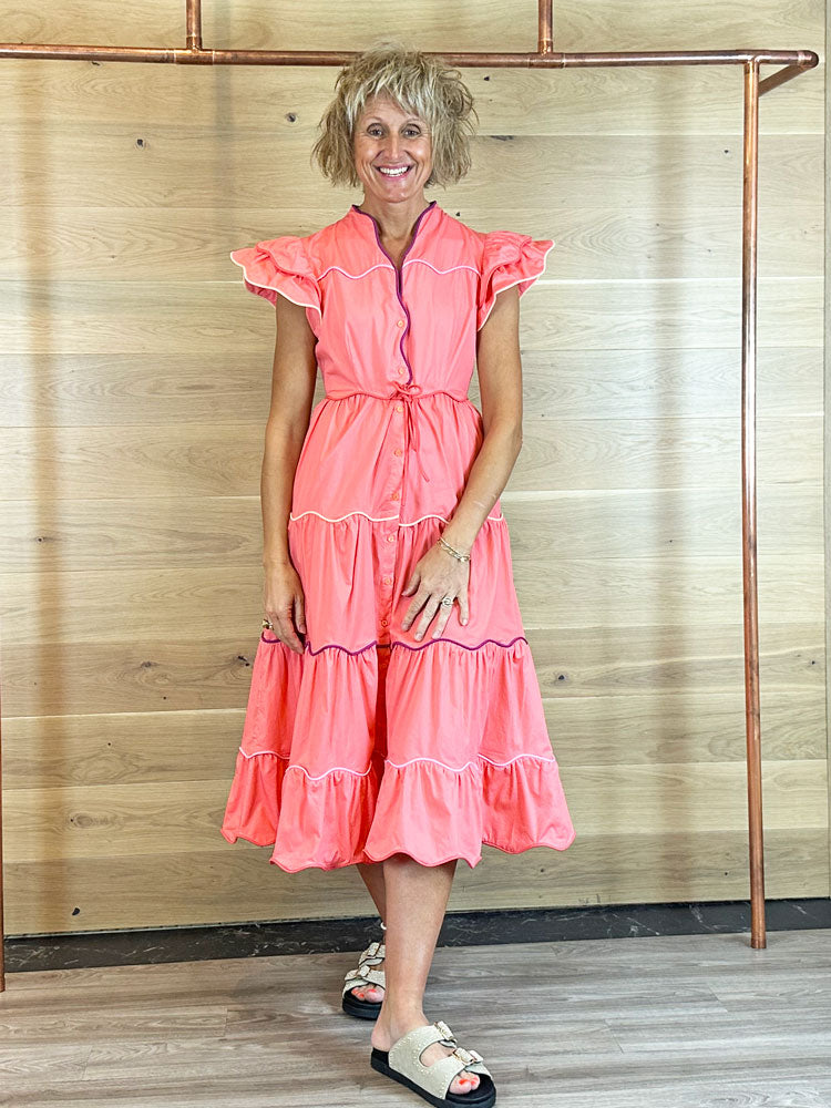 Celia B Baba Cay Pink Dress