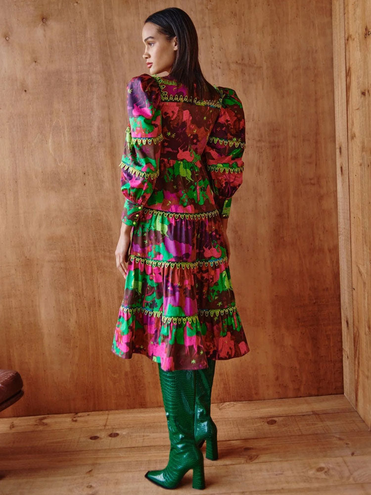 Celia B Hasu Dress Multicolour