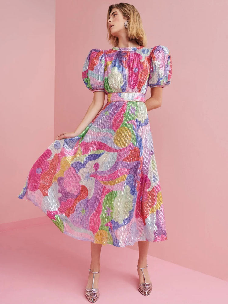 Celia B Seraph Dress Multicoloured