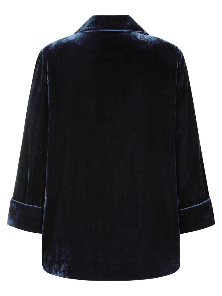 Sirens Dublin Blazer Navy Velvet