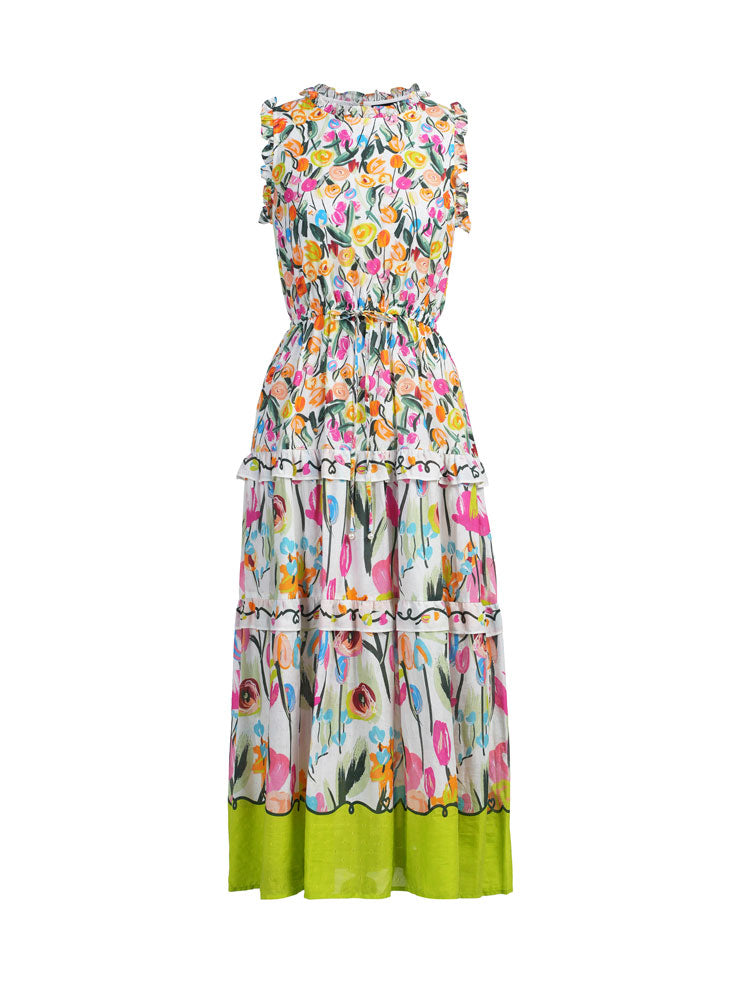 Emily Lovelock Rachel Dress Print Mix