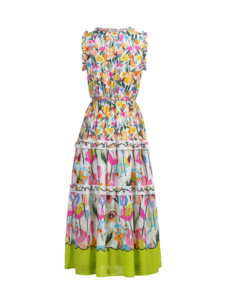 Emily Lovelock Rachel Dress Print Mix