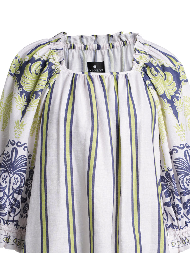 Emily Lovelock Rhea Blouse White Multi