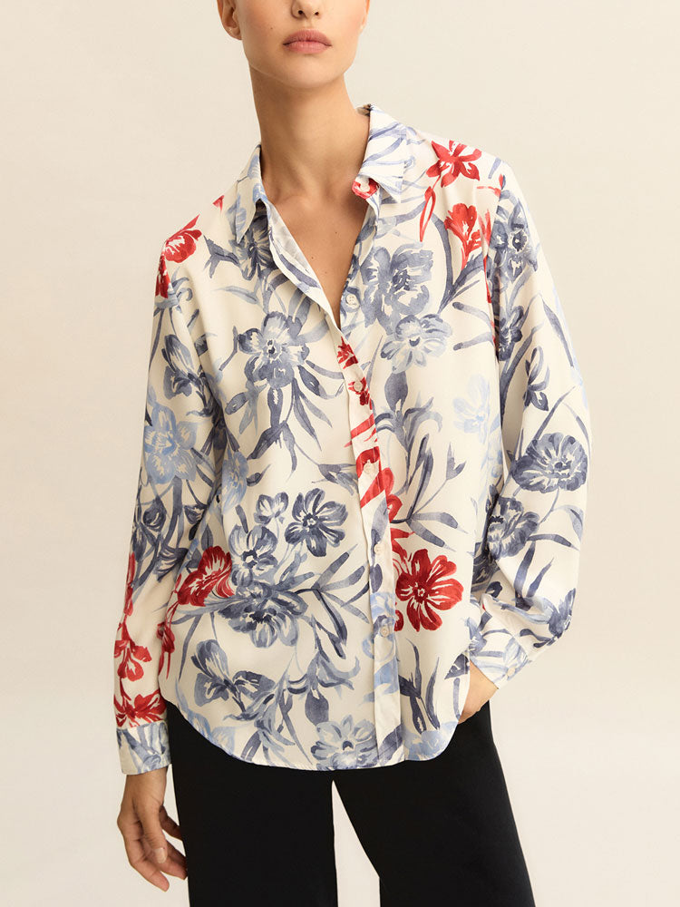 Emme Marella Emmangel Shirt Deep Blue
