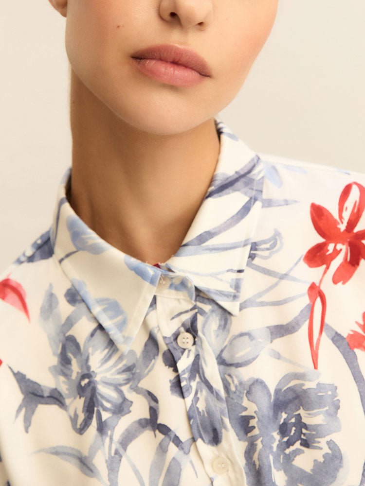 Emme Marella Emmangel Shirt Deep Blue