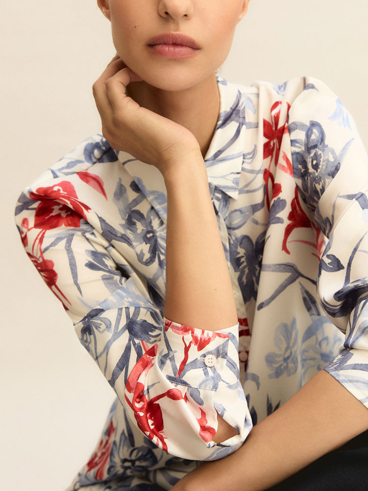 Emme Marella Emmangel Shirt Deep Blue