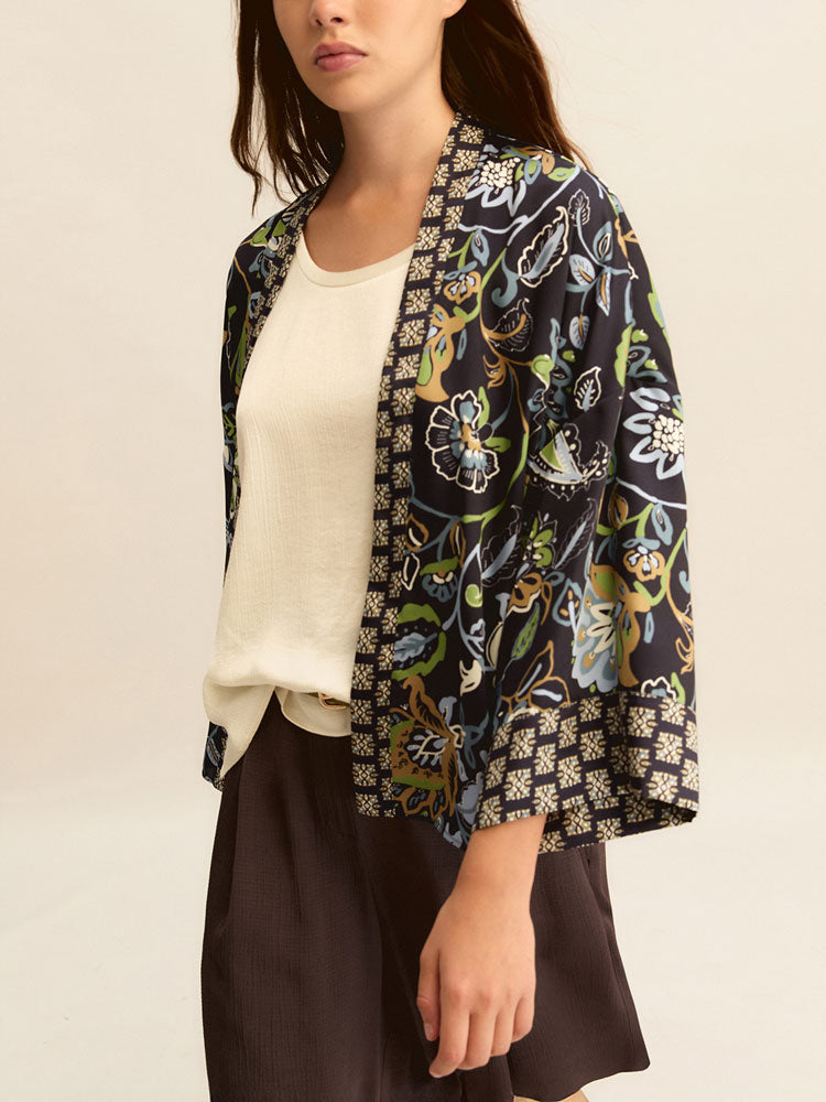 Emme Marella Emmatollo Kimono Jacket Midnight Blue
