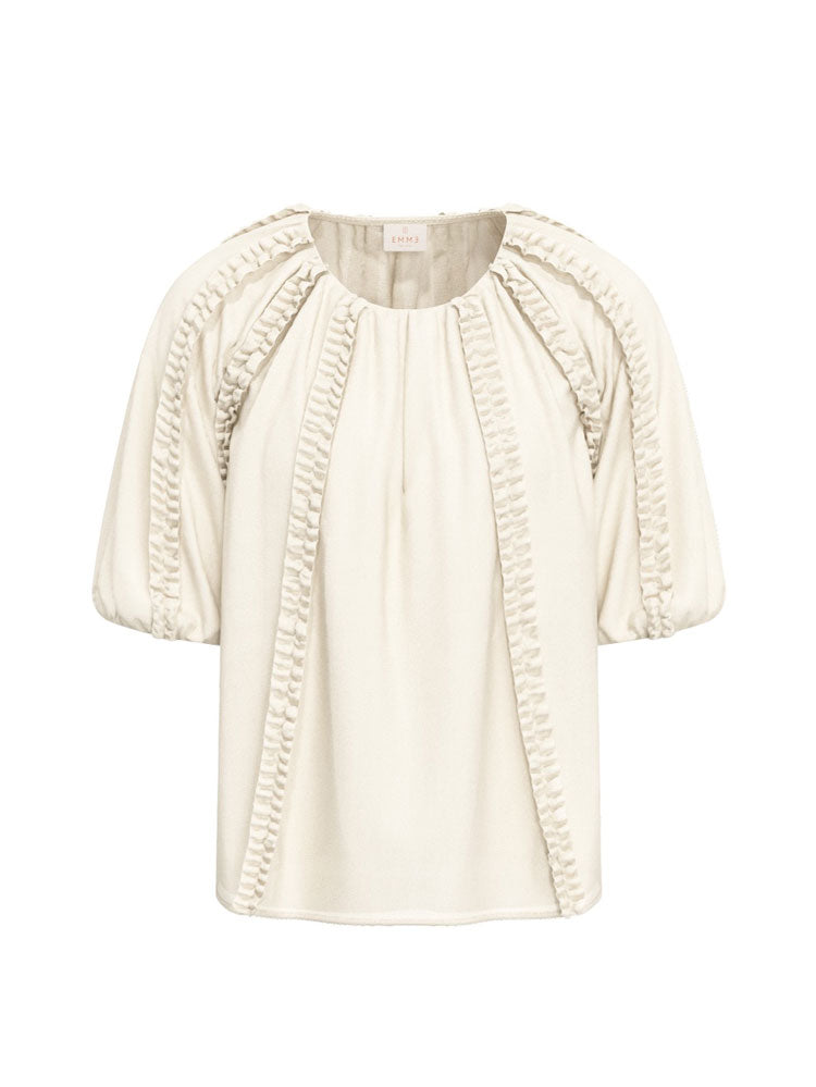 Emme Marella Emmcarena Blouse Wool White