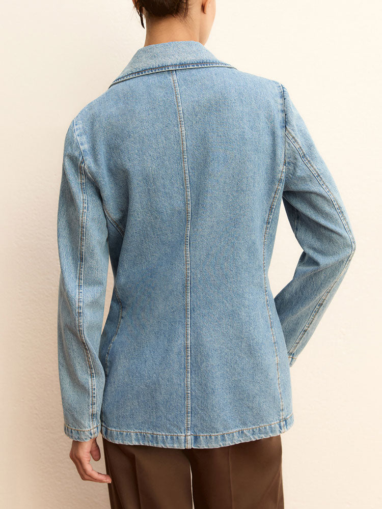 Emme Marella Emmteca Jacket Blue Jeans