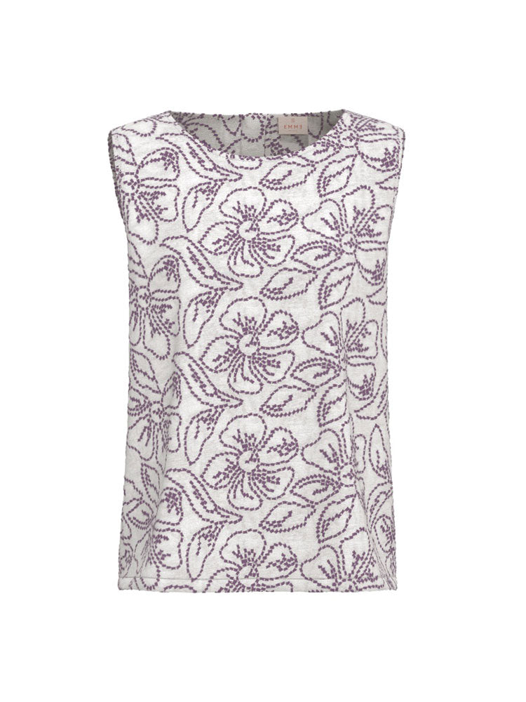 Emme Marella Emmvetro Sleeveless Top Purple