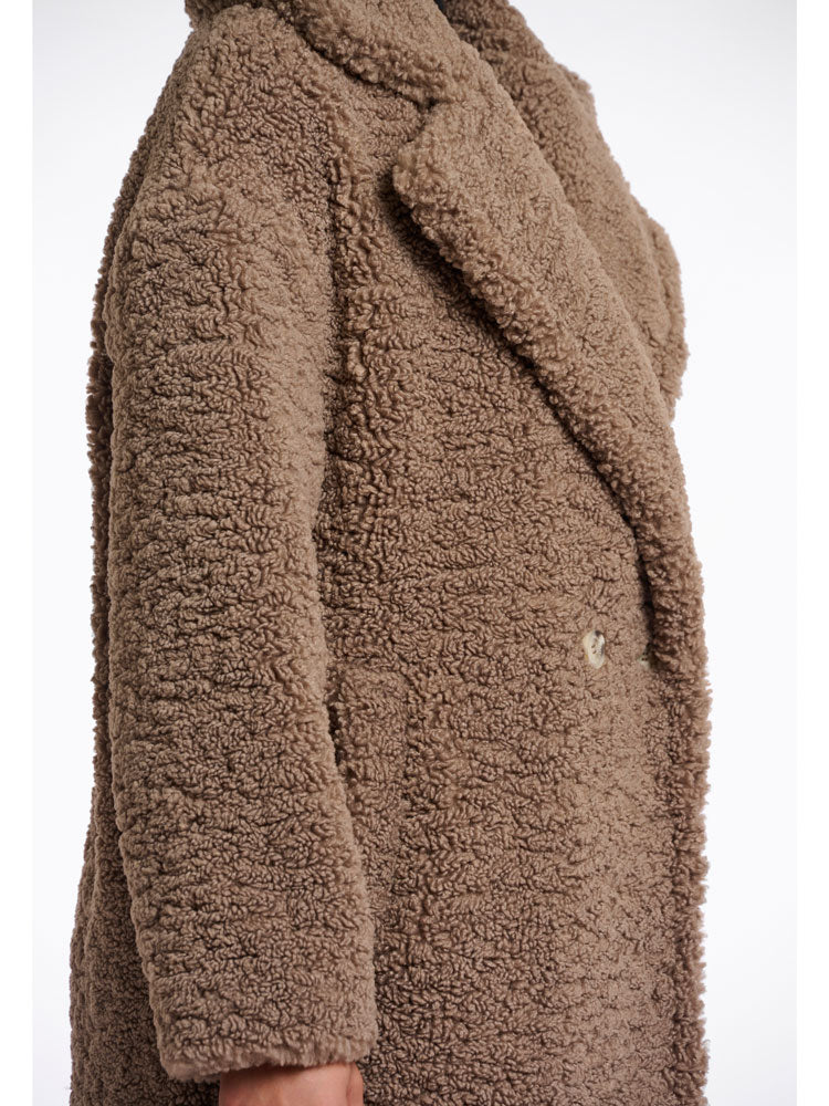 Rino & Pelle Elicia Teddy Coat Toffee