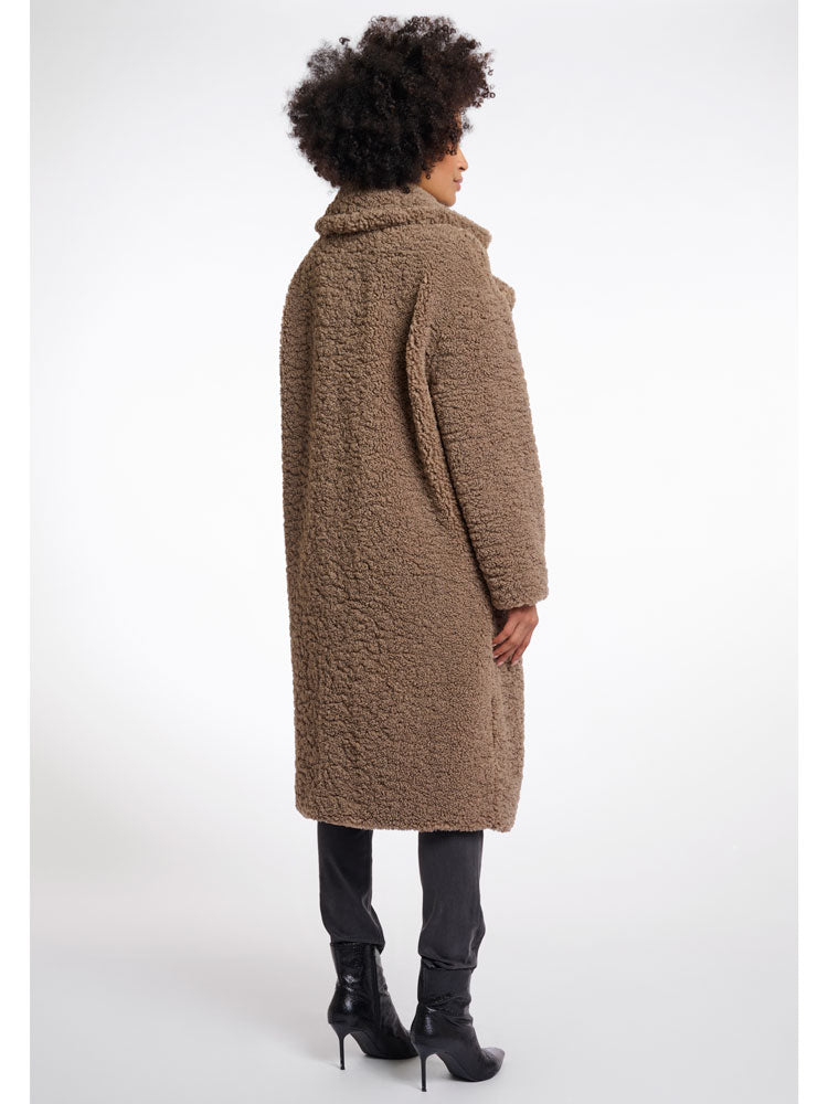 Rino & Pelle Elicia Teddy Coat Toffee