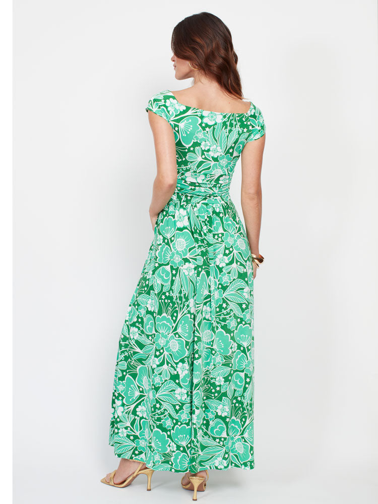 Onjenu Elizabeth Maxi Wildflower Green