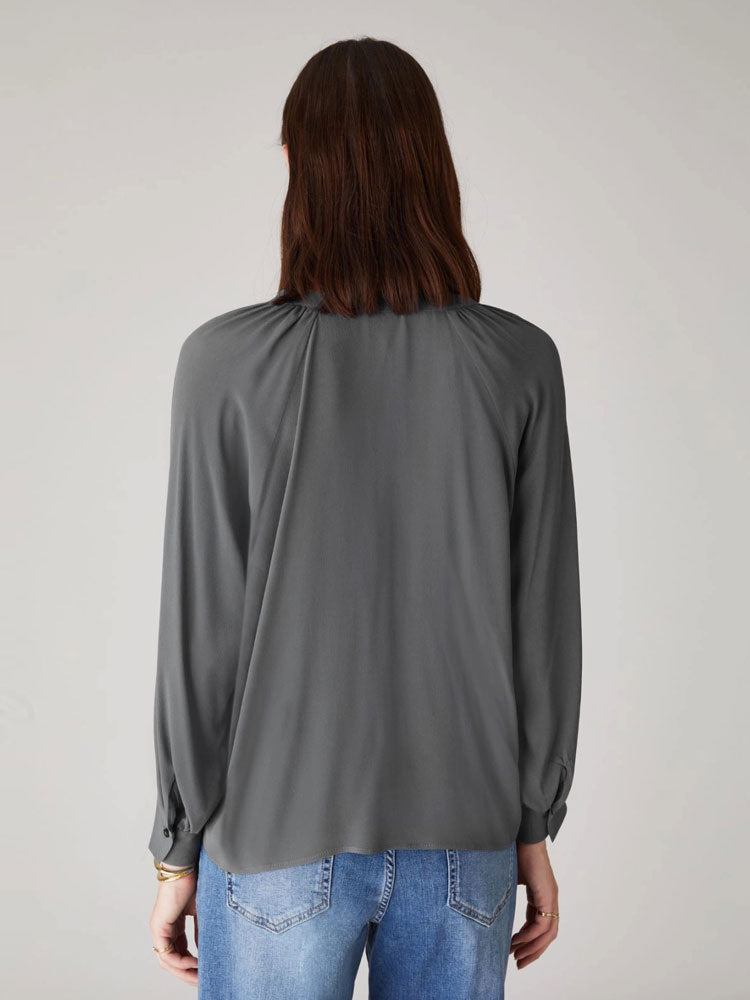 Emme Marella Extra Shirt Dark Grey