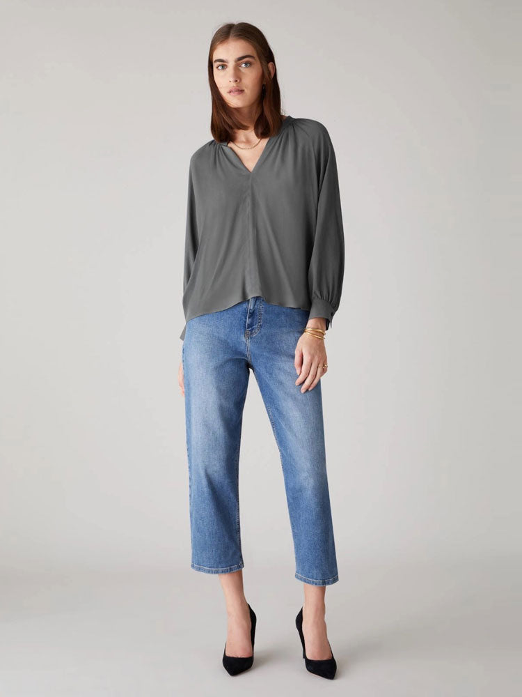 Emme Marella Extra Shirt Dark Grey