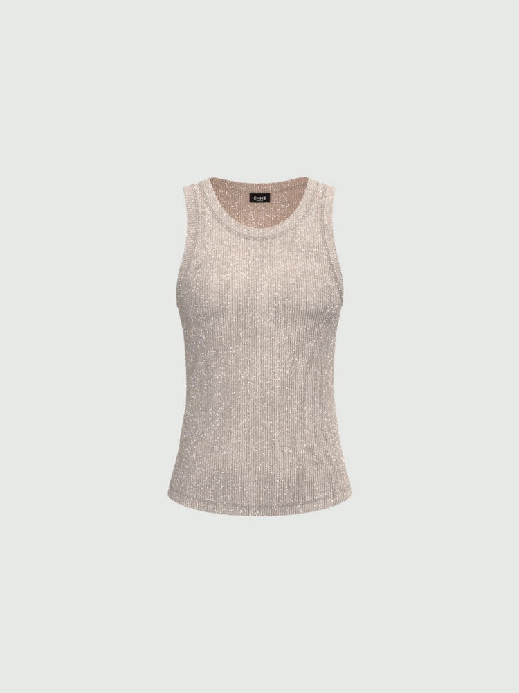 Emme Marella Fasto Vest Top Beige