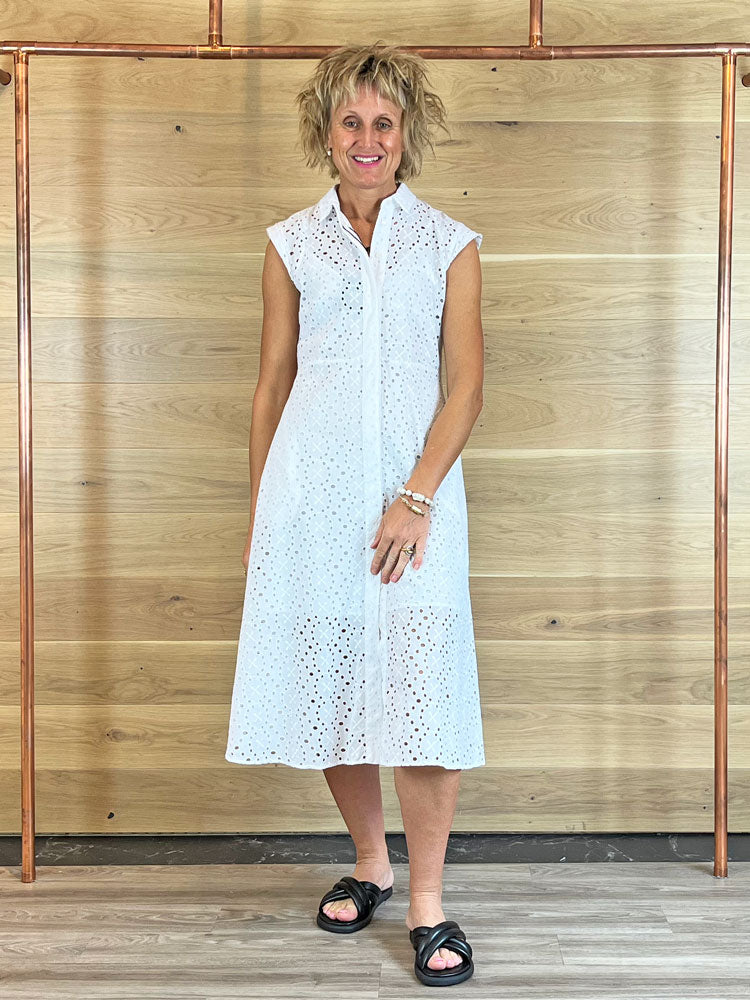 Emme Marella Venosa Dress White