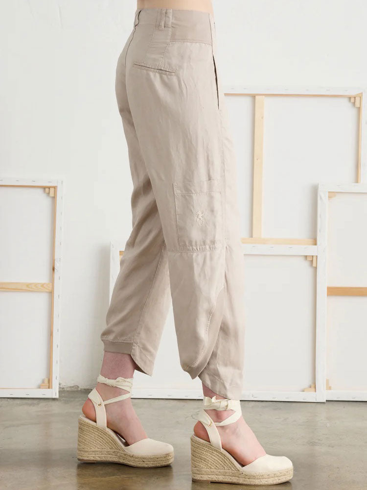 European Culture Cargo Trousers Simply Taupe