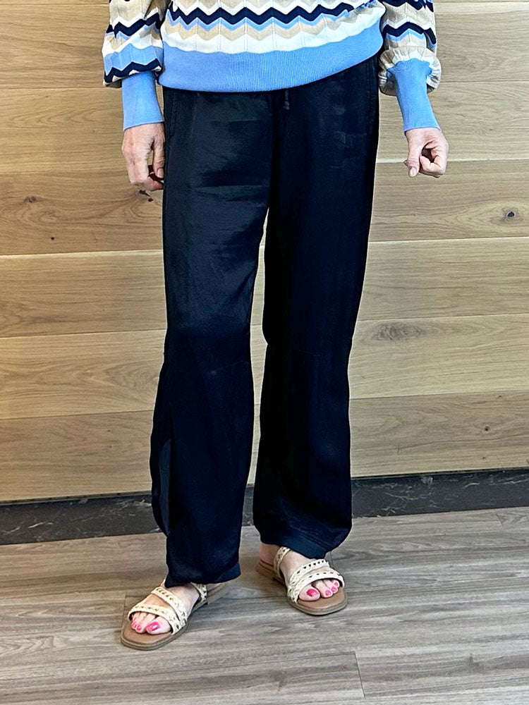 European Culture Trousers Dark Navy