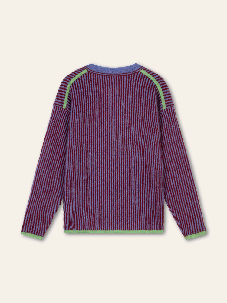 Oilily Katrijn Knitted V-Neck Purple
