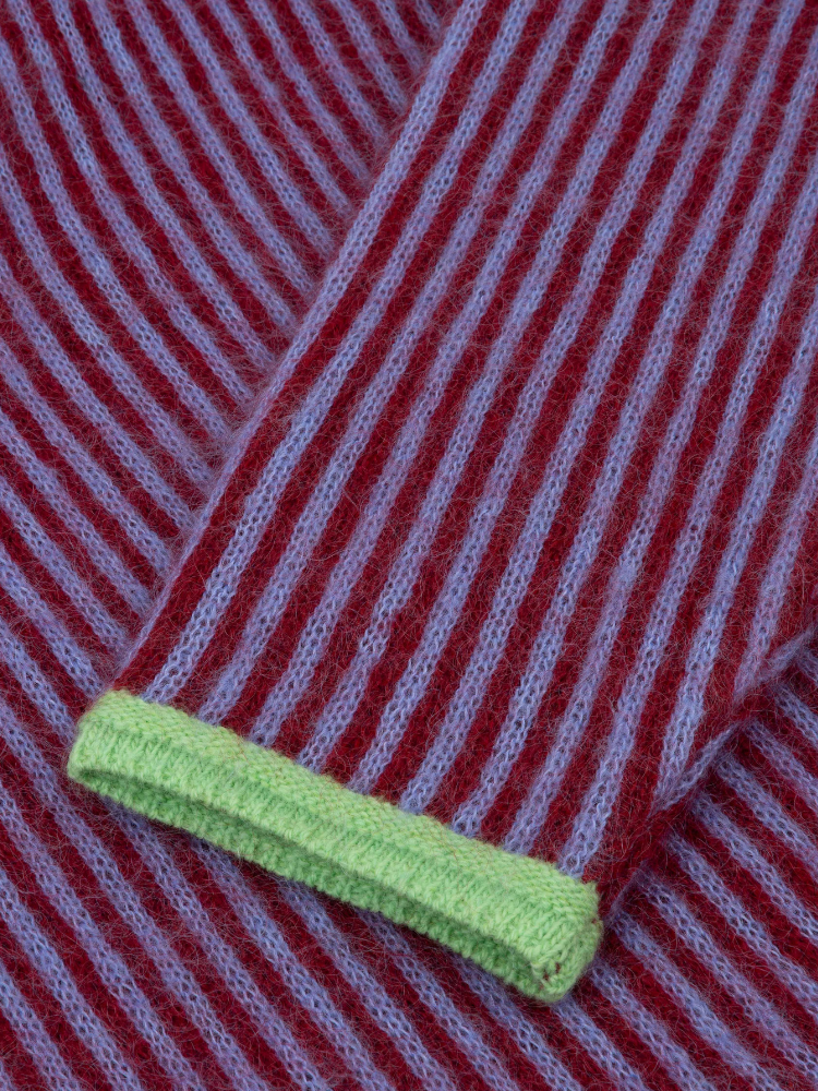 Oilily Katrijn Knitted V-Neck Purple