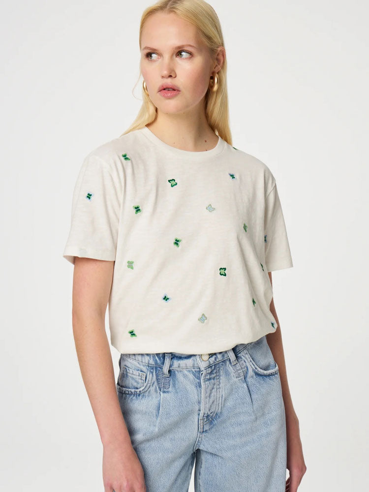 Fabienne Chapot Bernard Butterfly T-Shirt Cosy White