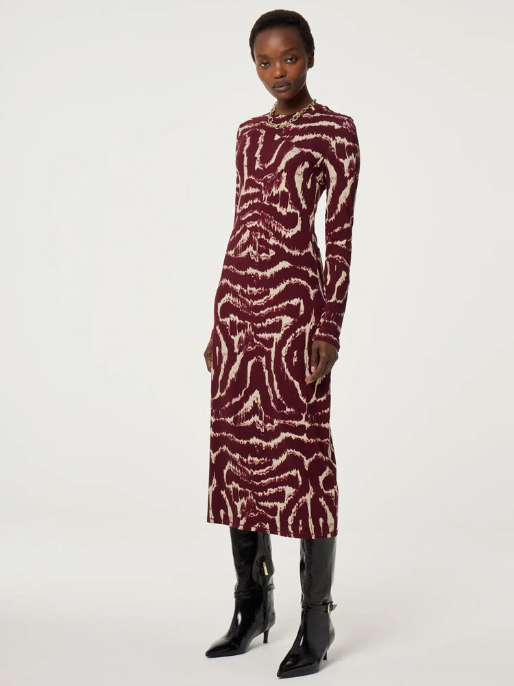 Fabienne Chapot Quint Dress Burgundy