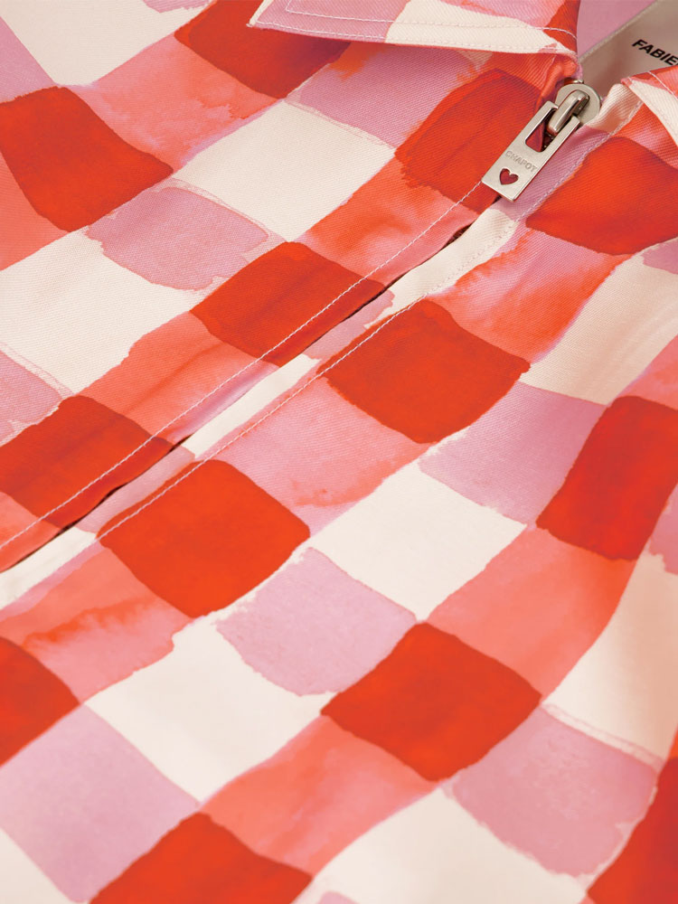 Fabienne Chapot Jay Jacket Tangerine Tango/Cosy White