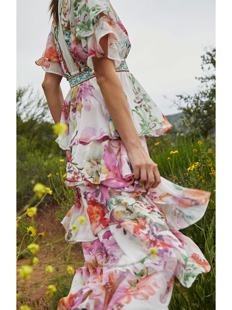 Hale Bob Itzayana Dress Ivory