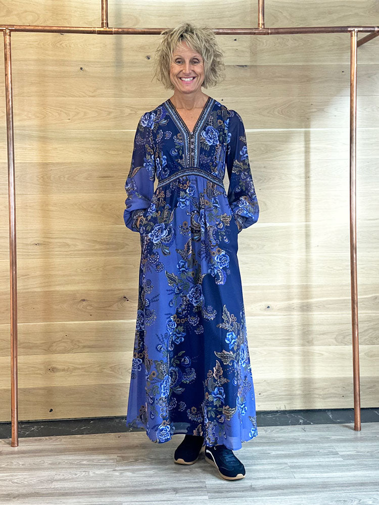 Hale Bob Paityn Dress Navy