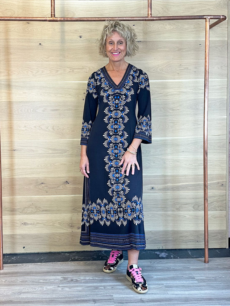 Hale Bob Lilyana Dress Black