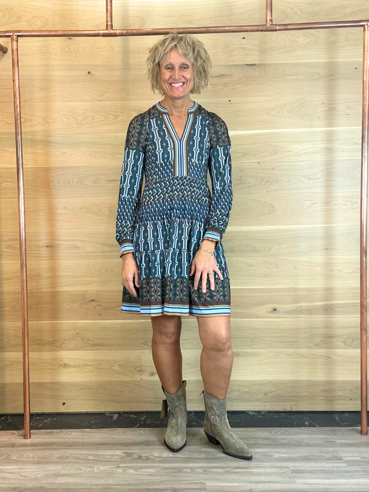 Hale Bob Salma Dress Teal
