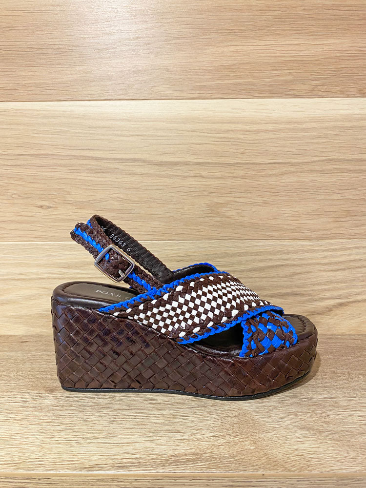 Pons Quintana Ankara Sandals Blue & Brown